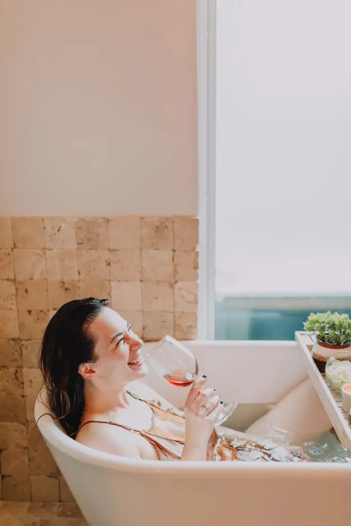 woman relaxing